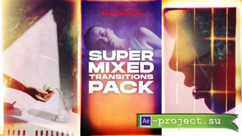 Videohive - Super Mixed Transitions Pack | Vertical, Instagram Stories, Reels, TikTok - 50548417 - Project for After Effects