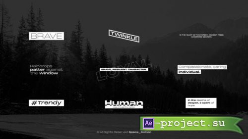 Videohive - Minimal Titles  AE - 50792817 - Project for After Effects