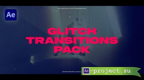 Videohive - Glitch Transitions - 50795168 - Project for After Effects