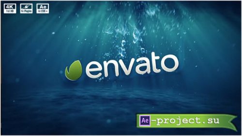 Videohive - Underwater Logo Animation - 50818200 - Project for After Effects