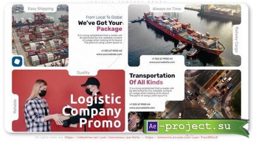 Videohive - Logistic Company Promo - 50809727 - Project for After Effects
