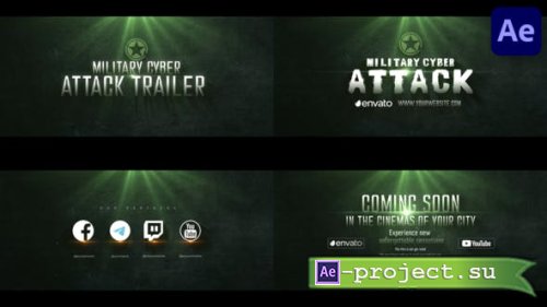 Videohive - Military Cyber Attack Trailer for After Effects - 50821681 - Project for After Effects