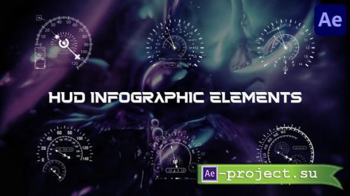 Videohive - HUD Infographic Elements for After Effects - 50786428 - Project for After Effects