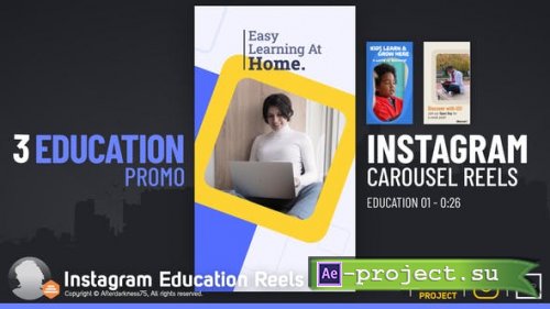 Videohive - Instagram Education Reels Carousel - 50685491 - Project for After Effects