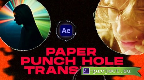 Videohive - Paper Punch Hole Transitions | After Effects - 50824641 - Project for After Effects