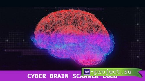 Videohive - Cyber Brain Scanner Logo - 50829786 - Project for After Effects