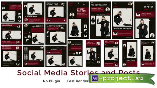 Videohive - Social Media Stories and Posts - 50834406 - Project for After Effects