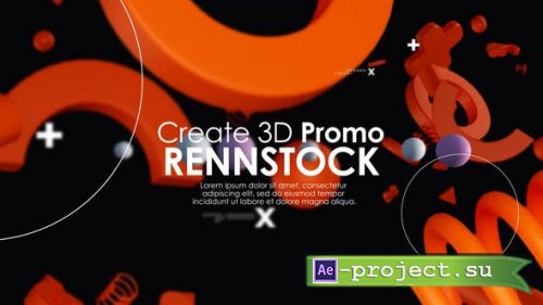 Videohive - 3d Object Intro - 50799162 - Project for After Effects