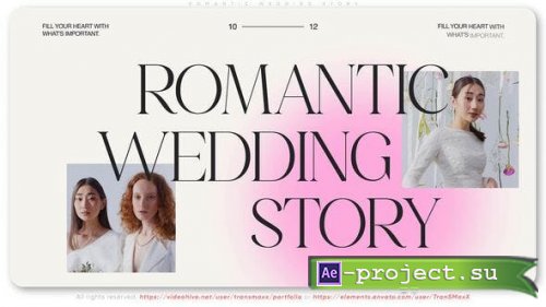 Videohive - Romantic Wedding Story - 50883753 - Project for After Effects