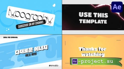 Videohive - Flash FX Typography Titles for After Effects - 50874311 - Project for After Effects