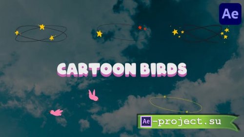 Videohive - Circling Cartoon Birds for After Effects - 50863753 - Project for After Effects