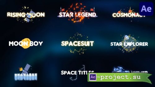 Videohive - Space Exploration Titles for After Effects - 50863885 - Project for After Effects