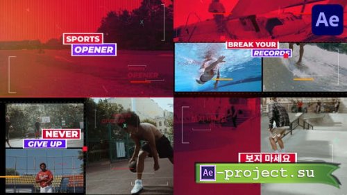 Videohive - Sports Opener for After Effects - 50863856 - Project for After Effects