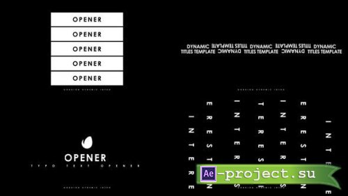 Videohive - Typo Text Opener - 50871661 - Project for After Effects