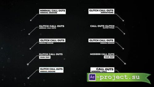 Videohive - Glitch Call Outs | After Effects - 50888302 - Project for After Effects