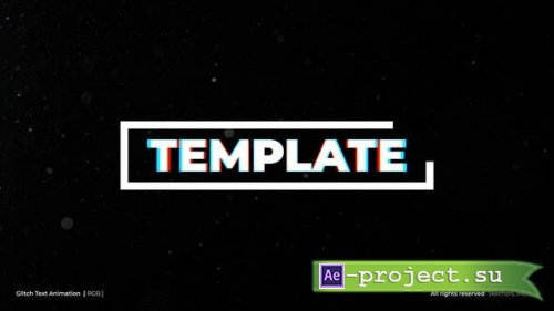 Videohive - Glitch Text Animation | After Effects - 50877906 - Project for After Effects