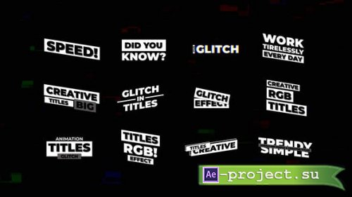 Videohive - Glitch Titles V3 | After Effects - 50880262 - Project for After Effects