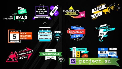 Videohive - Discounts Badges - 50890432 - Project for After Effects