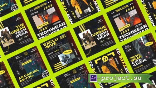 Videohive - Haidey Techwear Media Posts - 50891610 - Project for After Effects