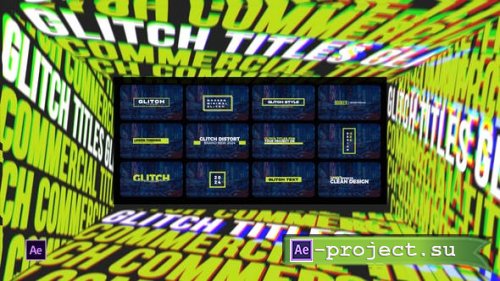 Videohive - Glitch Commercial Titles | After Effects - 50918850 - Project for After Effects