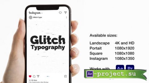 Videohive - Glitch Typo - 50934226 - Project for After Effects