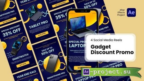 Videohive - Social Media Reels - Gadget Discount Promo After Effect Templates - 50874339 - Project for After Effects