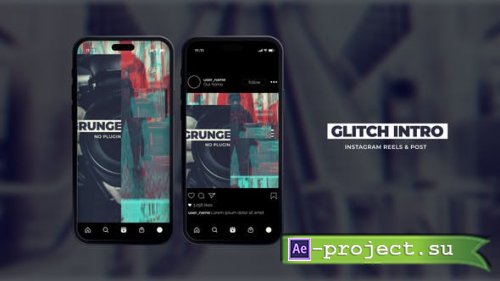 Videohive - Vertical Glitch Intro Reels - 50942263 - Project for After Effects