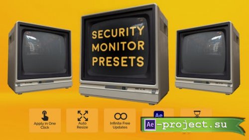 Videohive - Security Monitor Presets - 50954931 - Project & Script for After Effects