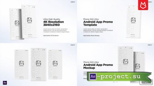 Videohive - Android App Promo Mockup | S24 Ultra Matte - 50654680 - Project for After Effects