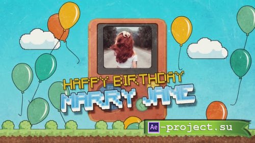 Videohive - Game Birthday Wishes - 50952578 - Project for After Effects