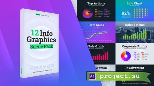 Videohive - Wave Infographic Pack - 50960337 - Project for After Effects