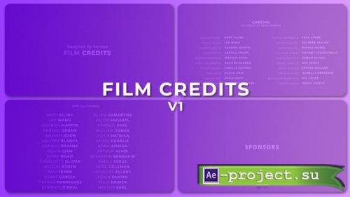 Videohive - Film Credits V1  - 50940220 - Project for After Effects