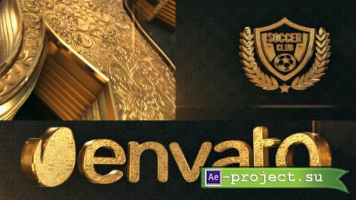 Videohive - 3D Gold Logo Reveal V2  - 24896297 - Project for After Effects