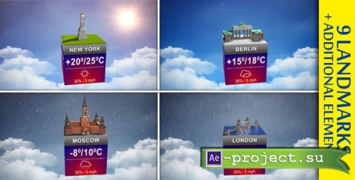 Videohive - Weather Forecast Pack - 16224146 - Project for After Effects