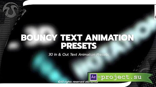 Bouncy Text Presets 1785348 - After Effects Presets