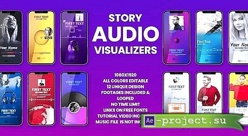 Story Audio Visualizers 1160350 - Project for After Effects