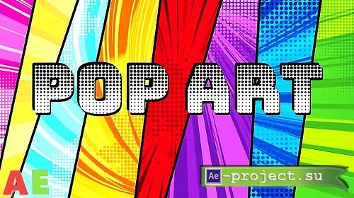 Pop Art Backgrounds 1115285 - Project for After Effects