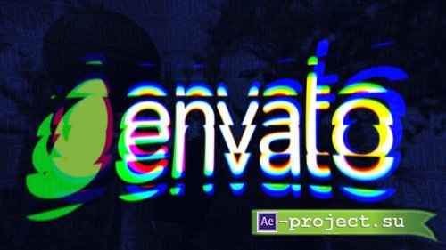 Videohive - Trendy Glitch Logo - 51006274 - Project for After Effects