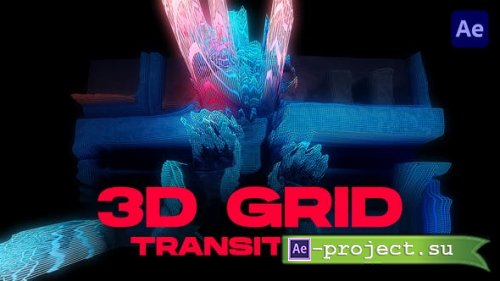 Videohive - 3D Grid Transitions | After Effects - 51004073 - Project for After Effects