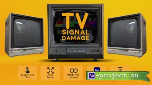 Videohive - TV Signal Damage - 51082060 - Project & Script for After Effects