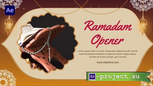 Videohive - Ramadan Kareem Slideshow Opener - 51073089 - Project for After Effects