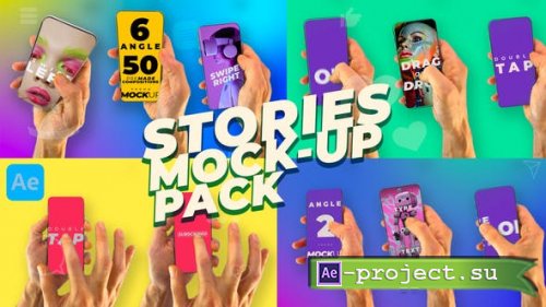 Videohive - Stories Mockup Pack - 51026367 - Project for After Effects