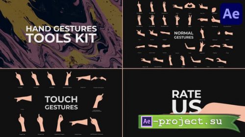 Videohive - Hand Gestures Tools Kit for After Effects - 51057917 - Project for After Effects