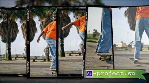 Videohive - Film Frame Collage Transitions - 51101185 - Project for After Effects