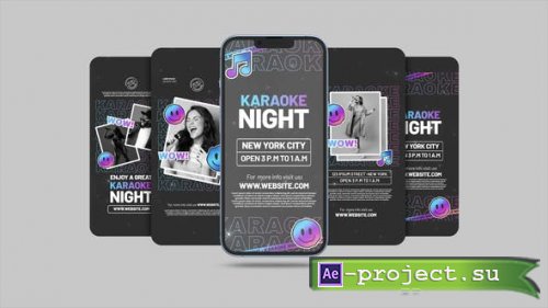 Videohive - Karaoke Party Instagram Reel - 51091933 - Project for After Effects