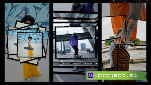 Videohive - Vertical Film Frame Collage Transitions - 51102758 - Project for After Effects