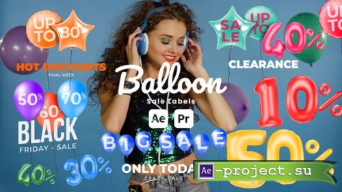 Videohive - Balloon Sale Labels - 51107989 - Project for After Effects