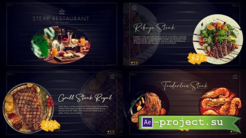 Videohive - Steak restaurant Promo - 51122161 - Project for After Effects
