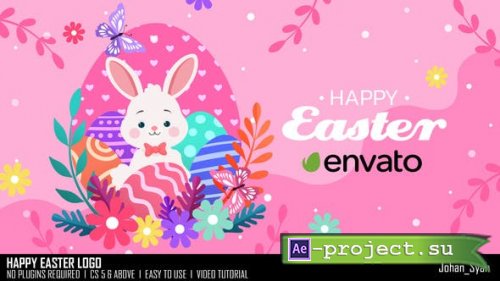 Videohive - Happy Easter Logo - 51120054 - Project for After Effects