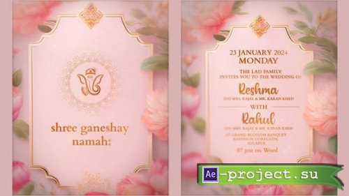 Videohive - Indian Wedding Invitation - 51107878 - Project for After Effects